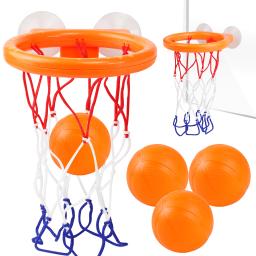 Brinquedos de banho - mini cesta de basquete para banheira, conjunto de cesta e bolas de basquete com ventosa, Halloween/Natal - Image 5