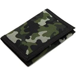 Carteira de camuflagem fina com zíper, trifold, esportes, zíper, porta-moedas, titular do cartão, presentes, 2024 - Image 1
