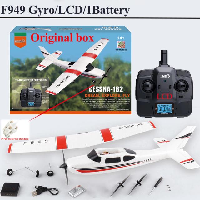 WLtoys F949 Cessna 182 RC Avião LCD Versão RTF 200m Alcance