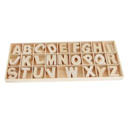 156 peças de letras grandes de madeira, letras inferiores de madeira para artesanato, faça você mesmo - Image 3