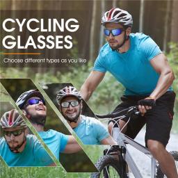 WEST BIKING-Óculos de Ciclismo Polarizados para Homens e Mulheres, Óculos De Sol HD, Óculos Esportivos, UV400, Road Bike, MTB, Moda Bicicleta, Óculos De Pesca - Image 2