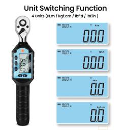 Nova Chave De Torque Digital Predefinida 1/2" 3/8" 1/4" Cabeça De Catraca Bidirecional Ferramentas Profissionais Ajustáveis Para Reparo De Bicicletas - Image 5