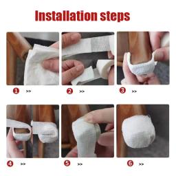 Auto-adesivo Elastic Bandage para o joelho, pés Protector Pads, dedo, tornozelo, palma, ombro, mesa, cadeira, perna, bonés, 4,8 m - Image 3
