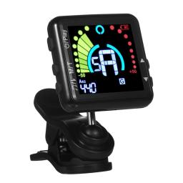 Guitar Tuner Recarregável Guitar Tuner Clip On LED Color Display Tuner Guitarra Elétrica Profissional para Guitarra Baixo Violino - Image 3