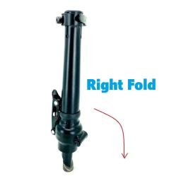 Folding telescópico ajustável Stem, E-bike, bicicleta elétrica, seção dupla, peças de reparo, 22,2 milímetros, 25,4 milímetros, direito - Image 1