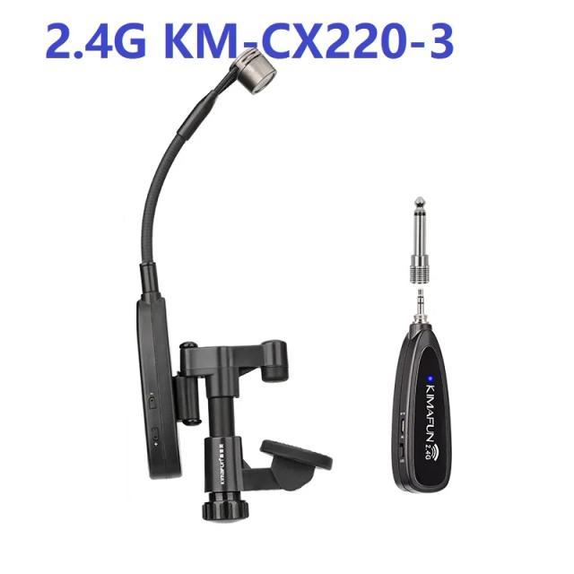Microfone Condensador Kimagfun para Violino Clássico - Ideal para Vlogging, YouTube, Streaming ao Vivo e Aulas de Música