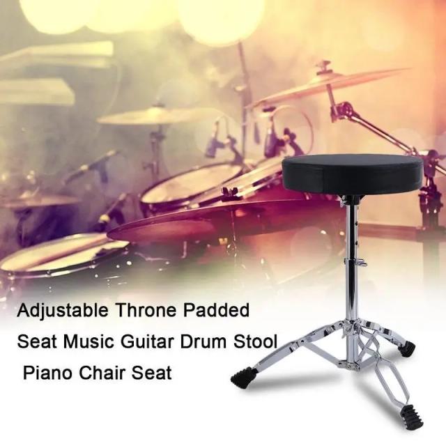 Suporte Multifuncional para Instrumentos Musicais Infantis: Guitarra, Piano, Bateria e Banqueta para Estudantes
