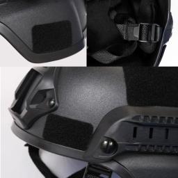 Capacete tático militar para jogos ao ar livre, Proteção de cabeça Painball CS SWAT, Equipamento multifuncional - Image 4