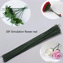 Fio Hola Floral Artesanato, Fio Verde Escuro para Arranjo Florista Flor, DIY Material, Acessórios Artesanais, 2mm, 40cm, 10 PCs, 20 PCs, 30PCs - Image 2