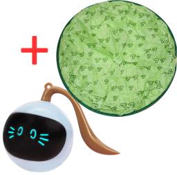 Brinquedos engraçados automáticos do gato, Movimento elétrico, Undercover Moving, Bouncing Rolling Ball, Brinquedo interativo para Indoor Kitty Pet - Image 1