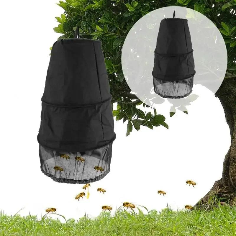 Armadilha armadilha para abelha com 3 camadas, suprimentos para captura de abelha, gaiola de abelha, suprimentos preto para captura de jardim - Image 1