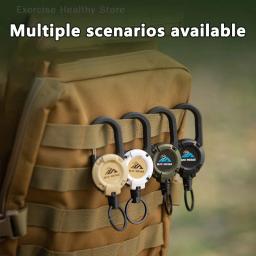 Corda tática de acampamento ao ar livre, tração fácil, fivela retrátil, multifunções - Image 1