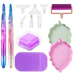 Pintura diamante Pen Tool Kit, chapeamento Ponto Broca Canetas, Caly Wax Lama, Bordados Acessórios, Ponto Cruz Set, DIY Craft, 5D - Image 1