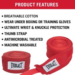 Bandagem De Boxe De Algodão, Envoltórios De Mão, Correias Esportivas, Suporte De Pulso Para Kickboxing, Muay Thai, Protetor De Mão MMA, 3 m, 5m - Image 4