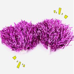 Dedo tipo Cheer Pom-poms para o bebê Gênero Revelar, Decoração para Casamento e Festa de Aniversário, Punho Colorido, Baby Shower - Image 4