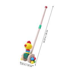 Brinquedos do bebê empurrar brinquedo de madeira walker caminhantes carrinho empurrando criança crianças carrinho andando carrinho precoce crianças aprendendo bebês 3 - Image 5