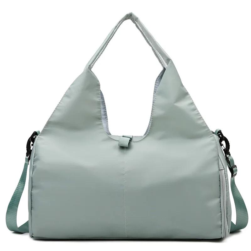Sólido tapete de yoga saco ginásio bolsas de fitness para mulheres homens treinamento sac de esportes viagem gymtas náilon esportes ao ar livre tas sporttas - Image 1