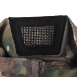 Máscara Tática Respirável para Paintball, Half Face Balaclava, Máscara Airsoft, Caça ao ar livre, Capacete de ciclismo, Tampa interna, Equipamento de proteção - Image 5