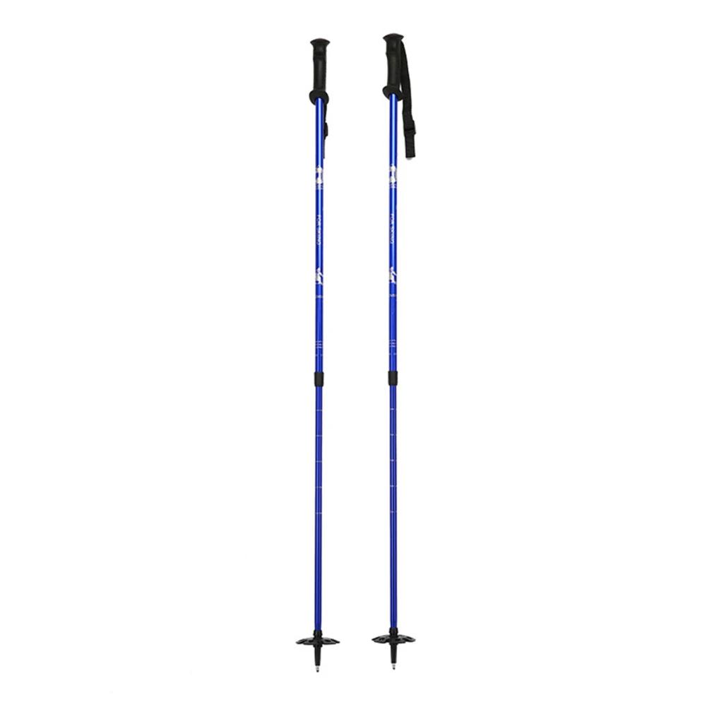 Bastões de trekking leves com apertos de cortiça, Bastão de caminhada de 2 seções, Bastões para mulheres e homens, Alumínio 7075, 1 par - Image 1