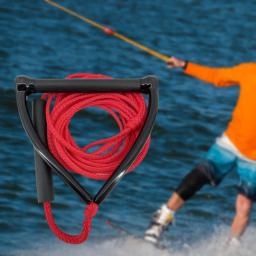 Corda de esqui de água corda de surf wake corda de surf resistente multifuncional leve com alça corda de reboque de esqui de água para esportes aquáticos wakeboard - Image 2