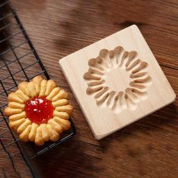 Moldes De Cortador De Biscoito De Madeira Para Cozimento DIY, 3D Gravado Em Relevo Biscuit Moldes, Gingerbread Fondant, Moldes De Cozimento Do Natal - Image 6