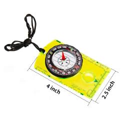 Outdoor Waterproof Camping Compass, Gadget de navegação, Caminhadas, Viagem, Mochila, Mapa, Leitura, Scout, Crianças - Image 6
