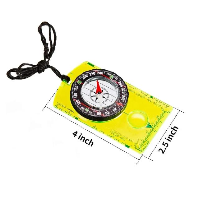 Bússola Camping à Prova d'Água: Gadget de Navegação Ideal para Caminhadas, Viagens e Aventuras ao Ar Livre com Crianças