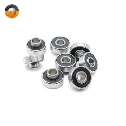 8 peças rolamento de skate 608rs 8x22x7mm abec9 espaçador integrado rolamento longboard 608 placa de dança rolamentos de placa de balancim duplo - Image 1