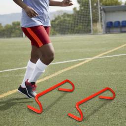Mini obstáculos portáteis para crianças, treinamento de velocidade, equipamento de futebol, obstáculos de agilidade destacáveis, escada, segurança esportiva ABS, 4PCs - Image 5