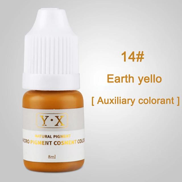 Tinta de Tatuagem Semi-Permanente para Sobrancelhas e Lábios, 8ml - Pigmento de Micropigmentação Profissional