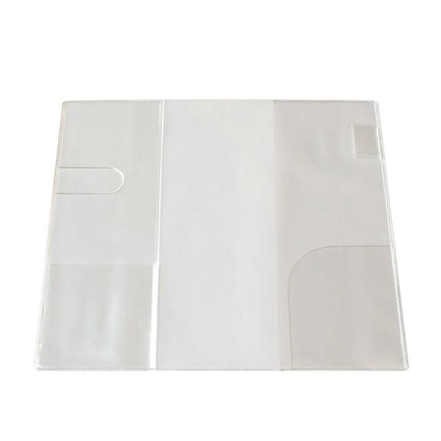 Capa Protetora PVC A5/A6 Notebook Transparente Durável 1 Unidade