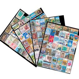 Selos postais aleatórios com Post Mark, lote japonês diferente, presente da coleção, Scrapbooking, 50, 100, 200 - Image 1