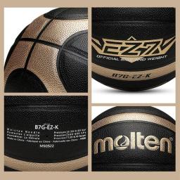 Bolas de basquete para homens fundidas, material PU, exterior e interior, partida esportiva, treinamento Topu, tamanho oficial 7, 6, 5, alta qualidade - Image 6