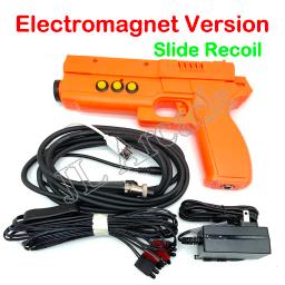 Arcade Gamepad USB Light Gun, DIY, 4 LED Sensor Motor, Vibração Eletroímã para PC, Simulado Jogo de Tiro, Tempo, Protocolo 3 - Image 4