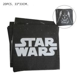 Star Wars Tema Festa de Aniversário Suprimentos, Copo Descartável, Prato, Guardanapo, Toalha de Mesa, Balão 3D, Decoração Infantil, Presente Baby Shower - Image 5