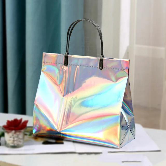 Saco de Embalagem para Presentes com Alça em PVC, Ideal para Casamentos e Roupas, Impermeável e de Alta Qualidade
