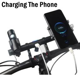 Extensor De Guiador De Bicicleta, Suporte De Alumínio, Suporte De Montagem, Carga USB, Acessórios De Bicicleta - Image 2