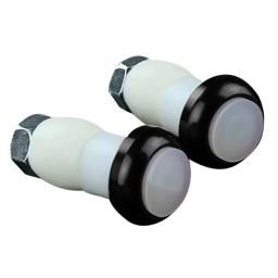 Led luz de segurança para ciclismo, bicicleta volta sinal, guidão, plug final, luz vermelha, magnético, 1 par - Image 5