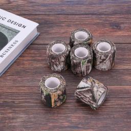 Fita de camuflagem auto-adesiva para camping, caça, bicicleta, telescópio, estiramento, envoltório escopo, 6 rolo - Image 4