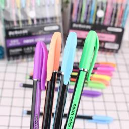 Glitter Gel Canetas Set, Adulto Coloring Book, Revistas, Desenho, Doodling, Art Markers, Promoção, Escola, Escritório, 12Pcs - Image 4