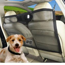 Portable Car Safety Fence para Pet, rede de isolamento para crianças, Travel Rail Barrier, Puppy Stockade, Anti-Colisão Net, Dog Supplies - Image 2