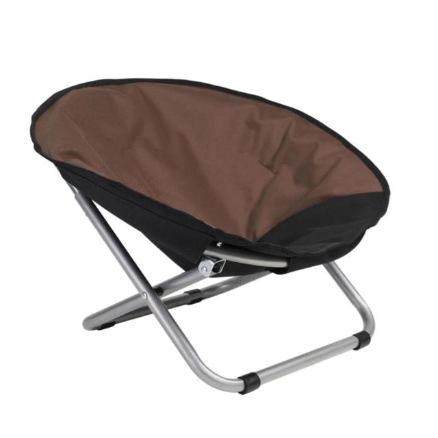 Cama Elevada Dobrável para Gatos com Suporte de Metal e Design Impermeável e Confortável
