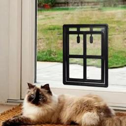 Porta de tela bloqueável para animal de estimação interior, porta para janelas, cão e gato, gatinho e cachorro - Image 5