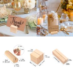 Marcador De Assento De Madeira Conjunto Com Marcador E Cartões De Agradecimento, Números De Mesa, Titular Do Cartão Do Lugar, Decoração Do Casamento - Image 3