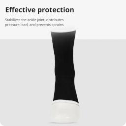 Torque-protetor de tornozelo de malha para homens e mulheres, cintas esportivas, acessórios de ginástica, futebol, futebol, bandagem, proteção, futebol, futebol, 1 par - Image 4