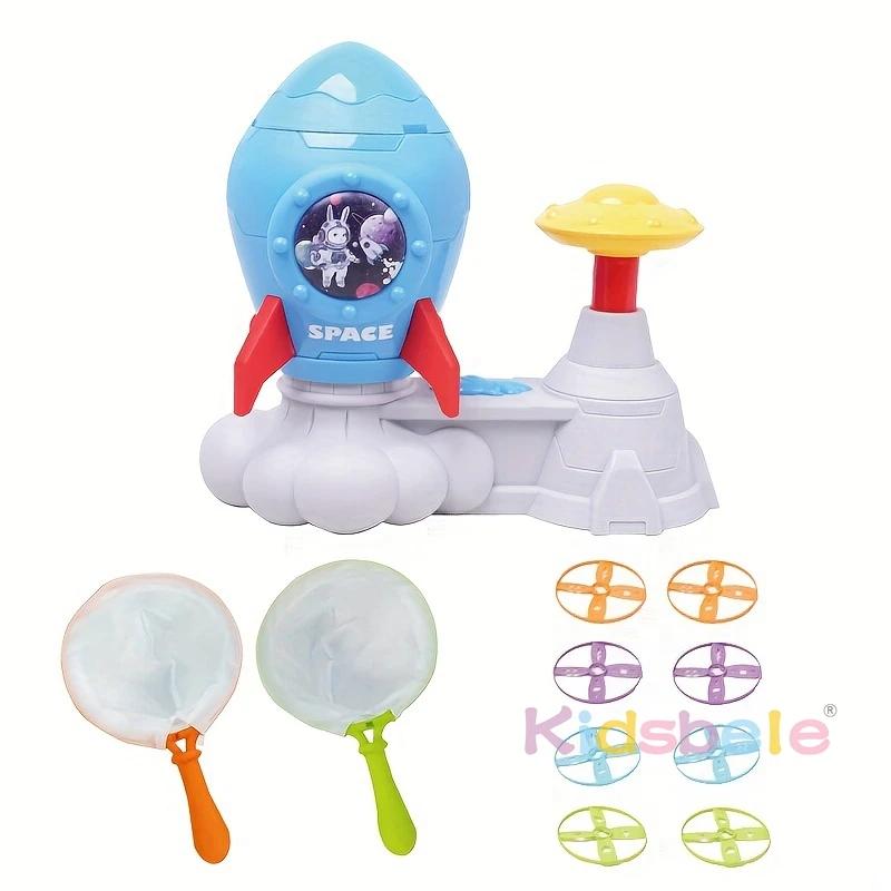 Jogo de captura de borboleta foguete, verão, atividades ao ar livre, brinquedo para crianças pequenas, pedal, catapulta, brinquedo de lançamento - Image 1