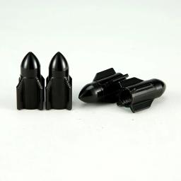 Alumínio foguete pneu válvula tampas para carro, motocicleta, moto liga de pneus capas, EUA Válvula hastes, carro-Styling peças, 4pcs por conjunto - Image 4