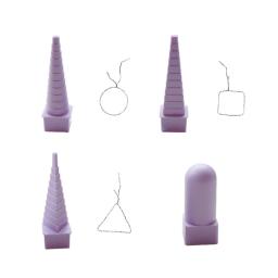 R3MC 6 pçs/conjunto Torre de enrolamento de fio DIY Papel Quilling Ferramenta de desenho DIY Feito à mão Suprimentos de para e - Image 3