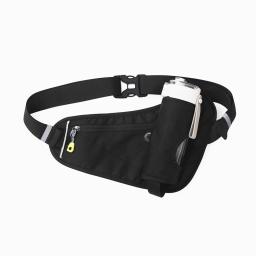 Cinto de corrida com suporte para garrafa de água Cinto de hidratação Cinto de cintura ajustável Bolsa de cintura de esportes Cinto de ciclismo - Image 4