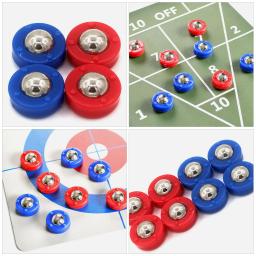 Conjunto de acessórios para shuffleboard de mesa, 20 peças, discos de substituição, rolos, componentes de jogo, mini equipamento, curvatura de shuffleboard - Image 4